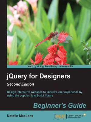 cover image of jQuery for Designers Beginner's Guide